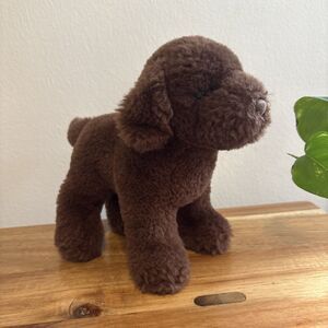Douglas Cuddle Toys Sylvia the Chocolate Lab Dog #3995 Stuffed Animal Toy